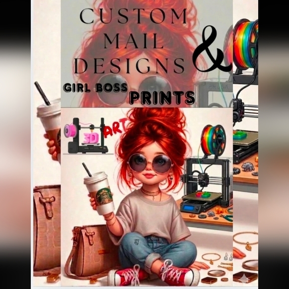 Other - 💌Custom Mail Designs Live Show Banner ♡Ask Me About My 3dprints 💕